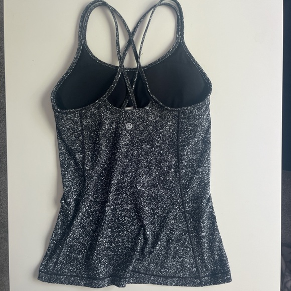 Lululemon Black and White Speckled Tank Top - Picture 1 of 3